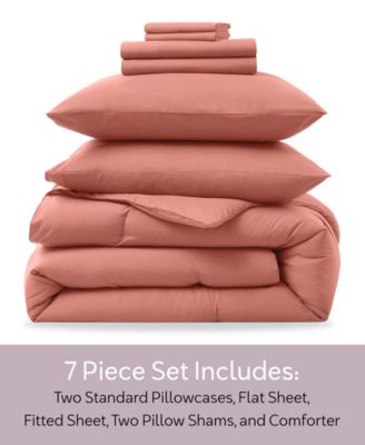 Luxury Soft Modern Design 7-Pc. Comforter Set, Queen