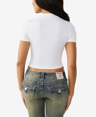 Women's Crystal Snake Baby T-Shirt