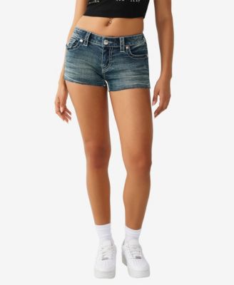 Women's Joey Low-Rise Big T Flap Shorts