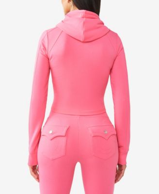 Women's French Terry Raglan Hoodie Sweatshirt