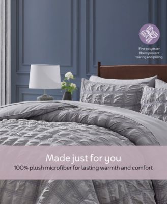 Luxury Soft Seersucker Design 5-Pc. Comforter Set, Twin/Twin XL