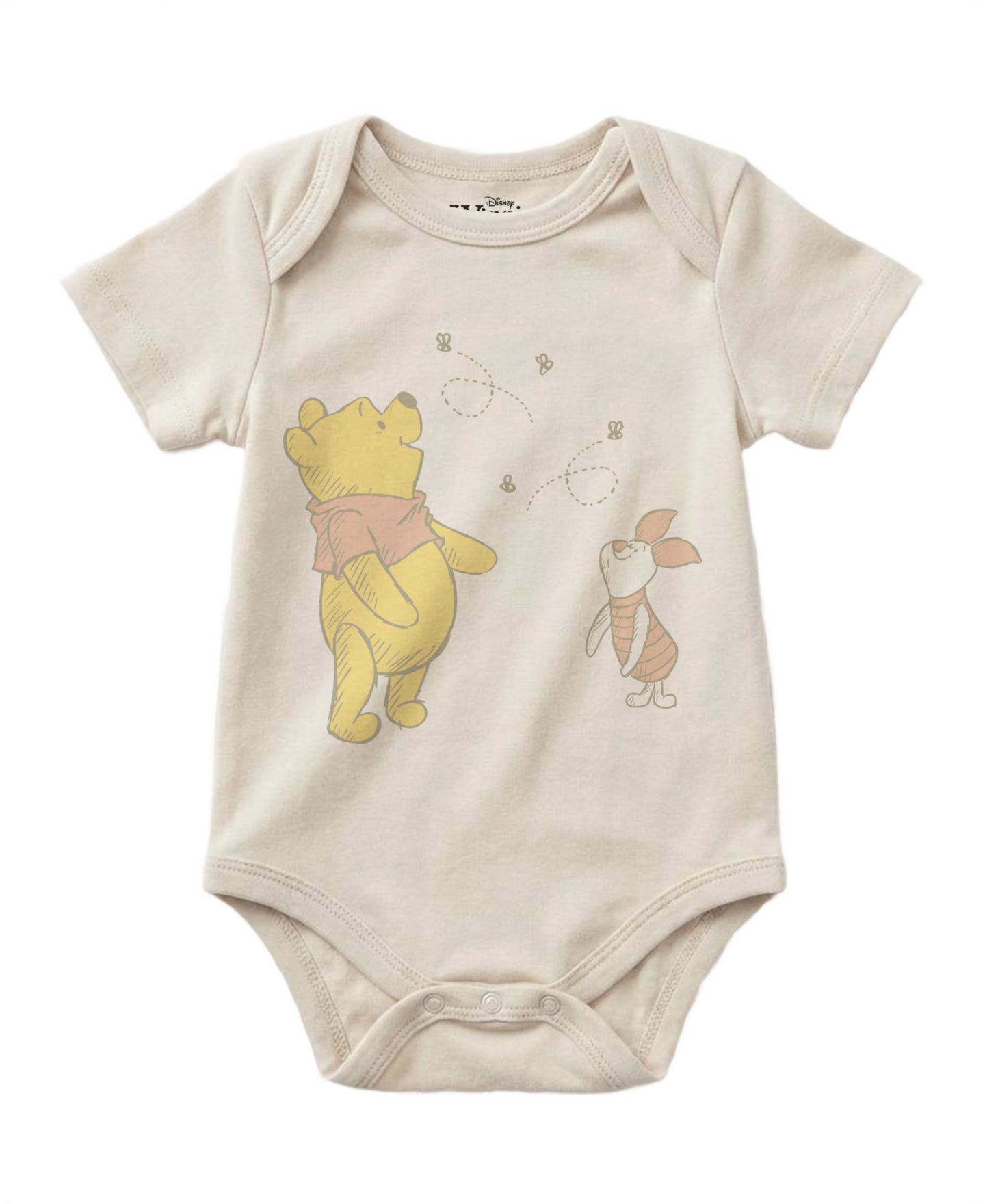 Комплект для мальчика Disney Winnie the Pooh: куртка с капюшоном, боди и брюки, 3 предмета, цвет: Бежевый — фото 6