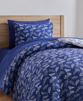 Luxury Soft Botanical Design 5-Pc. Comforter Set, Twin XL