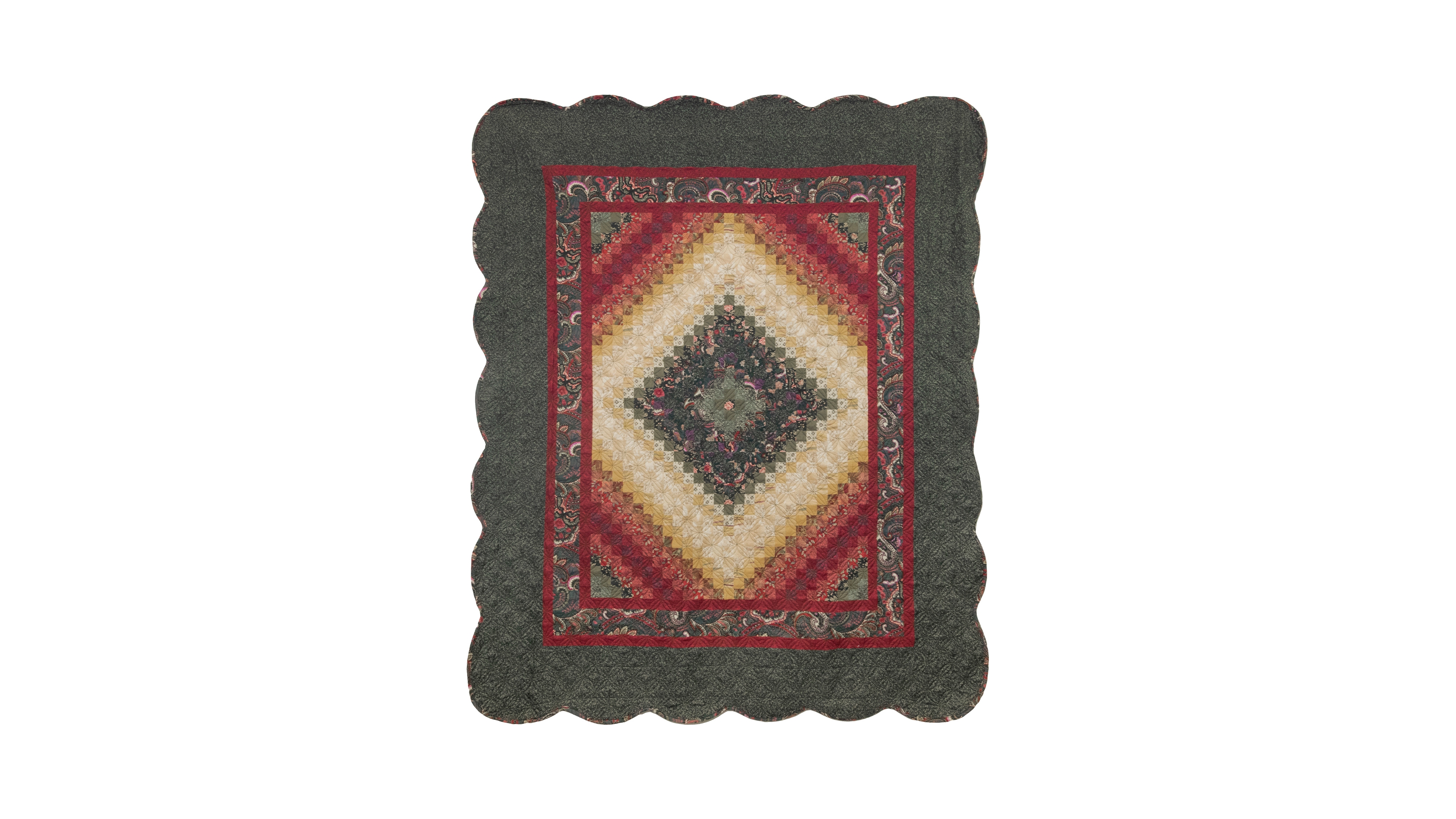 American Heritage Textiles Posted Stamp Throw, 50" x 60"