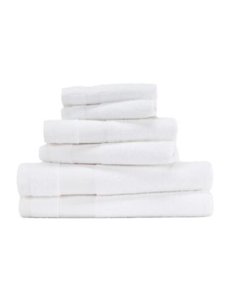 6-Piece Cotton Bath Towel Set