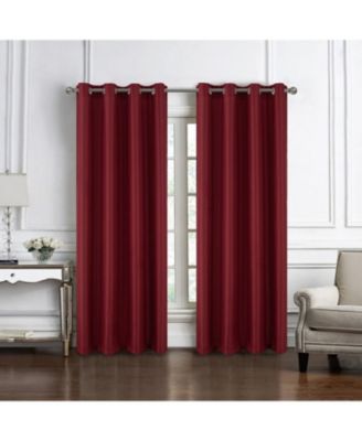 Polyester 140 GSM Sedona Jacquard Grommet Curtain Panel