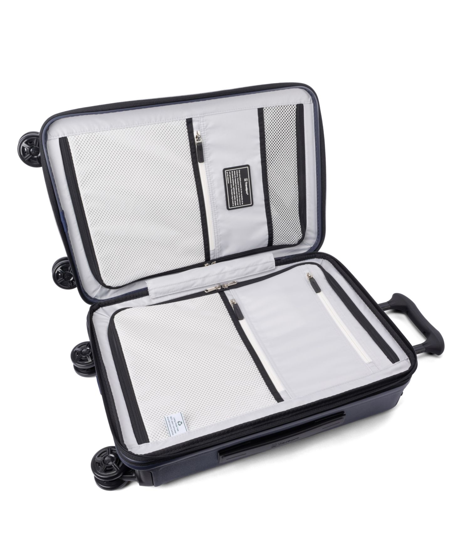 Чемодан Travelpro Platinum Elite Hardside Carry-On Spinner, цвет: Тёмно-синий — фото 6