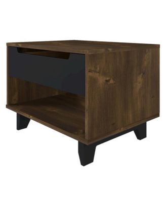 Nightstand 1-Drawer And Folding Door.