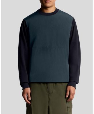 Men's Half Raglan Hybrid Long Sweatshirt