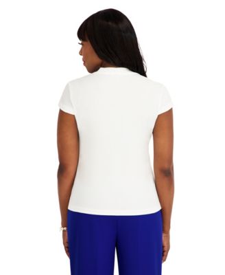 Women's Square Neck Short-Sleeve Top