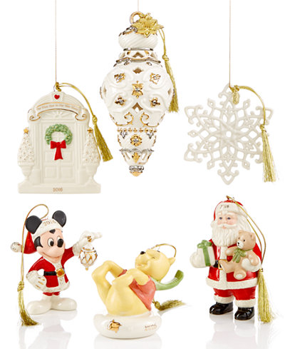 Lenox Christmas Annual 2016 Ornament Collection