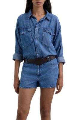 Women's Short Tencel Jumpsuit