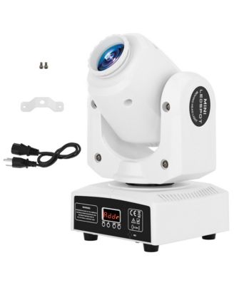 120Watt RGBW LED Moving Head Stage Light with 8 Rotating Gobo Patterns, DMX512 and Sound Control