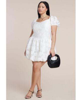 Women's Textural Mini Bubble Dress