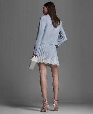 Women's Printed Open-Front Jacket