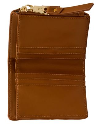 Jem Raffia Bifold Mini Card Case Wallet