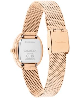 Women's Euphoria Rose Gold Tone Stainless Steel Mesh Bracelet Watch, 23.2mm