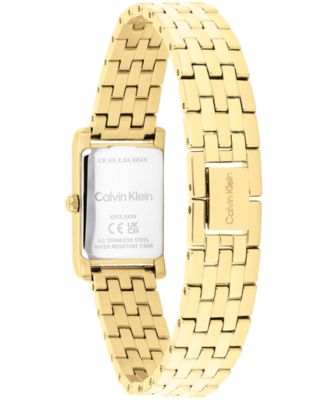 Women's CK Light Gold Tone Stainless Steel Bracelet Watch, 16mm