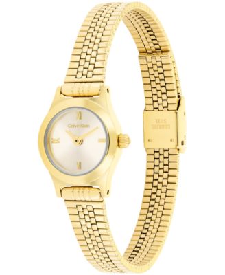 Women's CK Contemporary Gold Tone Stainless Steel Bracelet Watch, 18mm