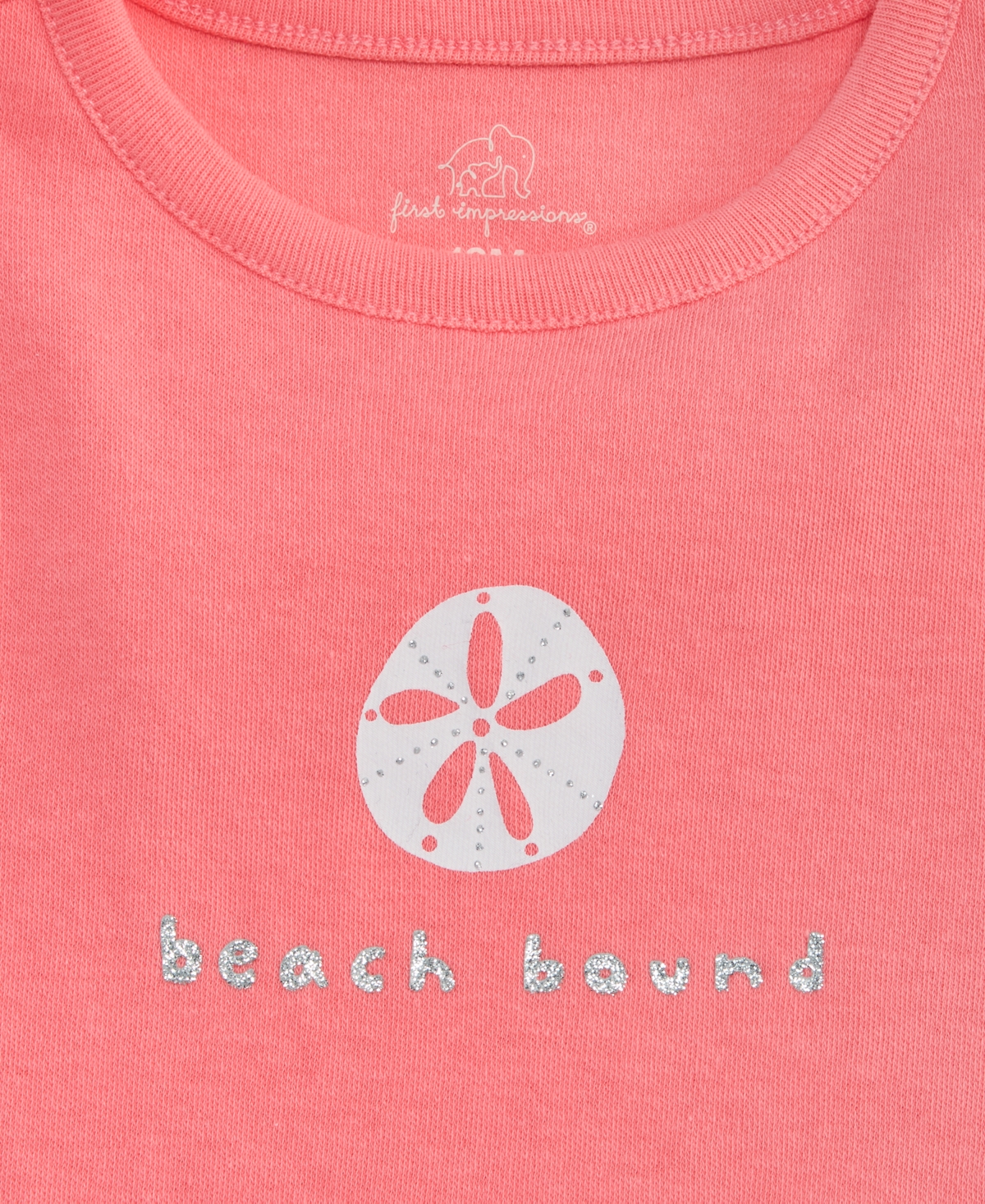 First Impressions Baby Girls' 3M-24M Mix & Match Sand Dollar Peplum Top, Macy's Exclusive