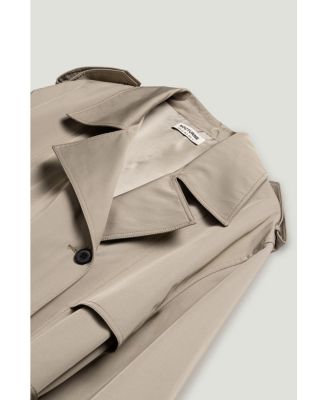 Women's Oversized Double-Breasted Trench Coat