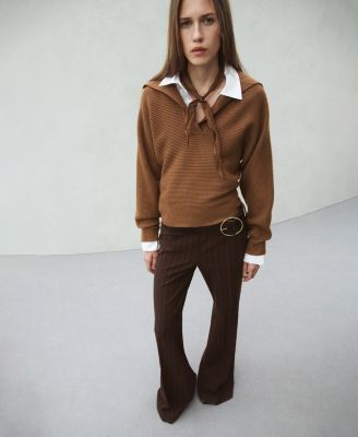 Women's V-Neck Knit Sweater