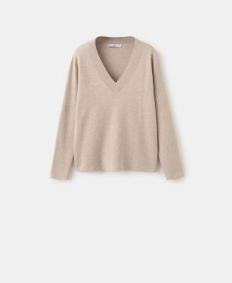 Women's V-Neck Knit Sweater