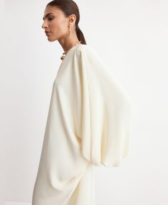 Women's Puffed Sleeve Collared Dress