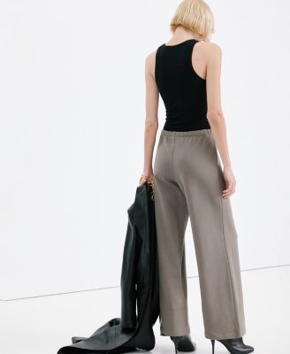 Women's Elastic Waist Cotton Pants