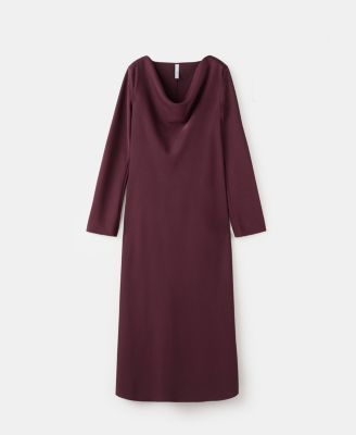 Women's Draped Neck Dress