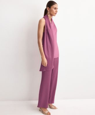 Women's Scarf Neck Top