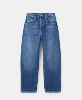 Women's High-Waisted Barrel Jeans