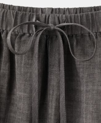 Women's Ramie Overdyed Effect Pants