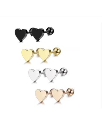 Heart Stud Earrings