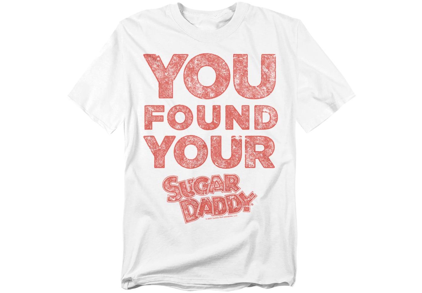 Мужская футболка Tootsie Roll You Found Your Sugar Daddy, цвет: Белый — фото 1
