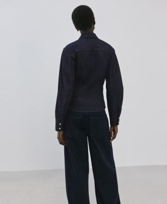 Women's Seams Denim Shirt
