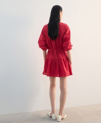 Women's Embroidered Shirt Dress