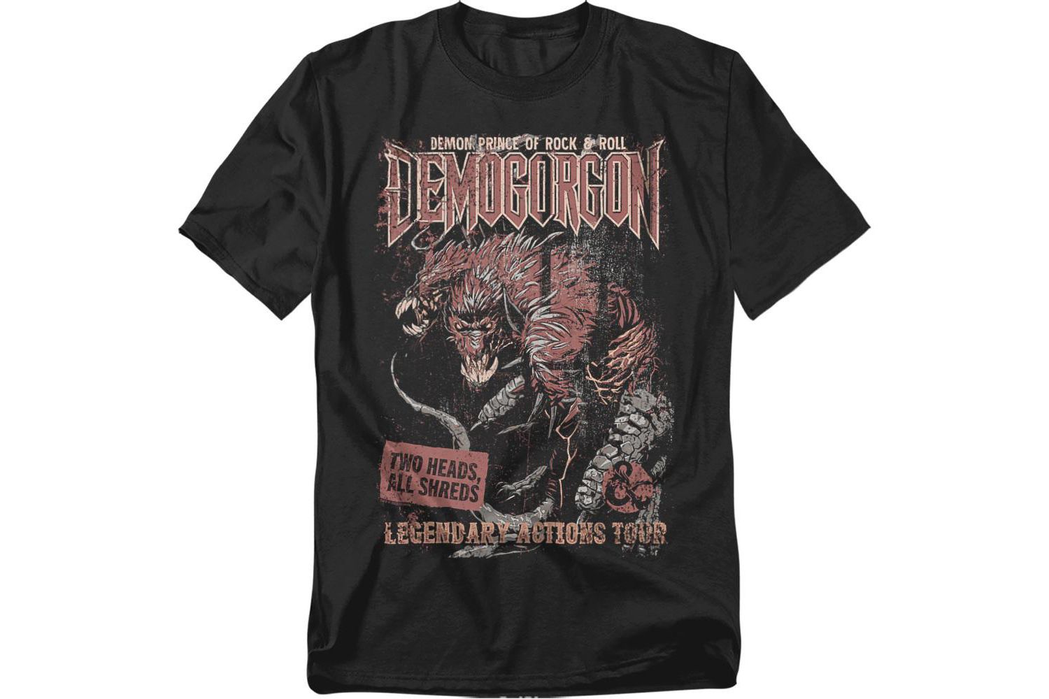 Men's Dungeons And Dragons Demogorgon Tour T-Shirt