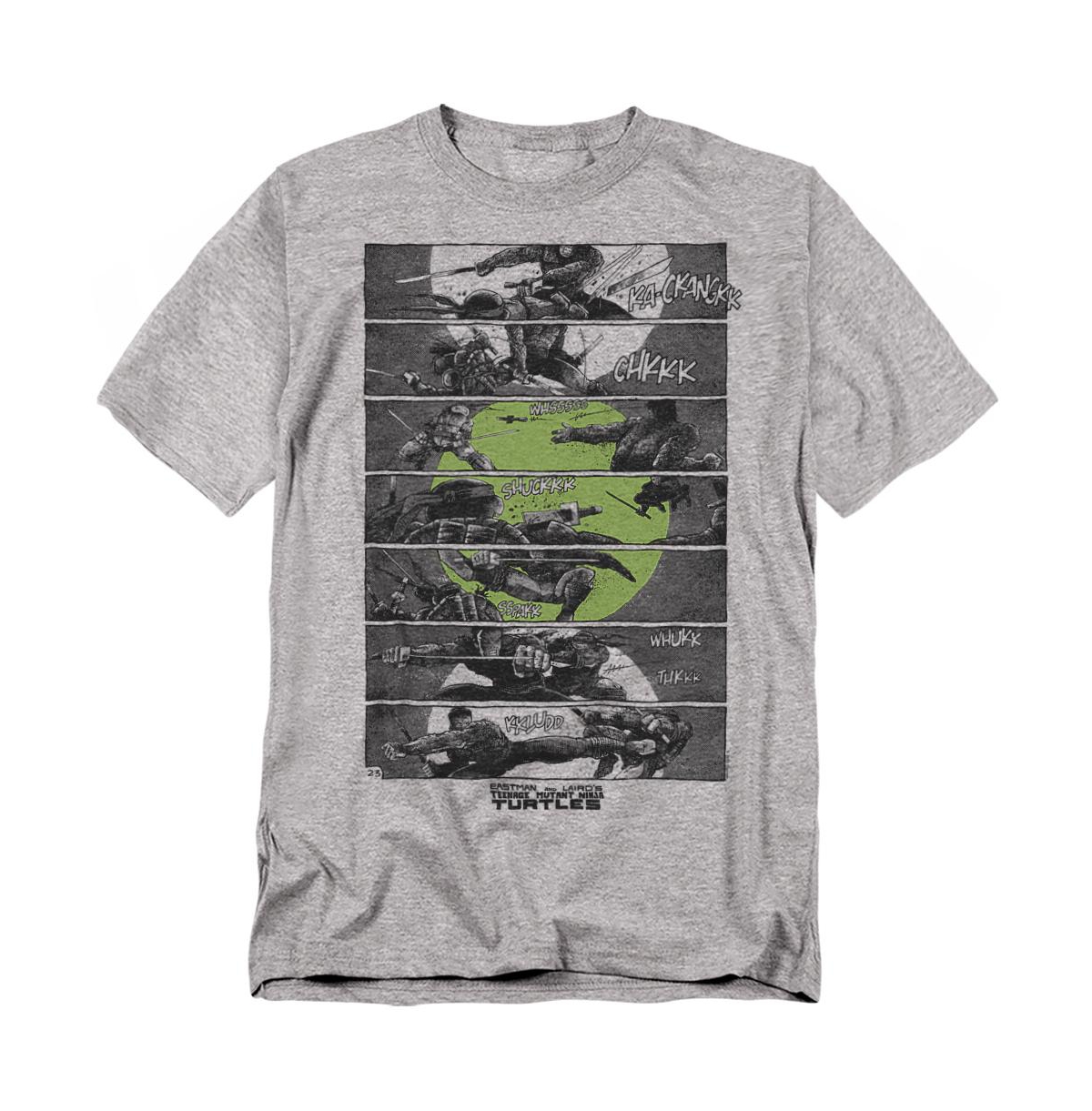 Teenage Mutant Ninja Turtles Men's Fighting Panels T-Shirt