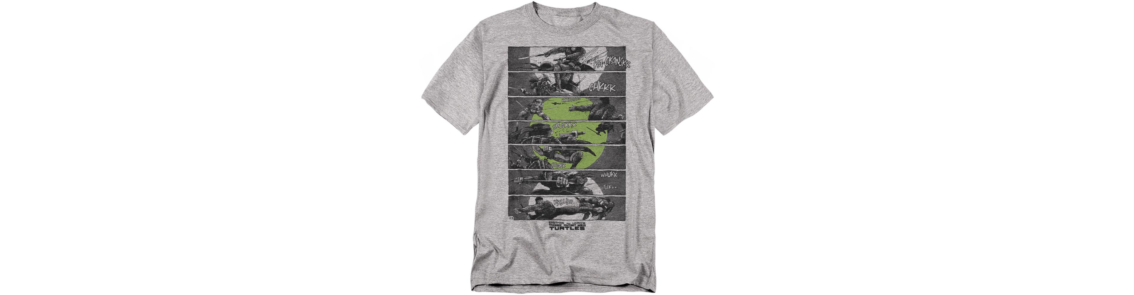 Teenage Mutant Ninja Turtles Men's Fighting Panels T-Shirt
