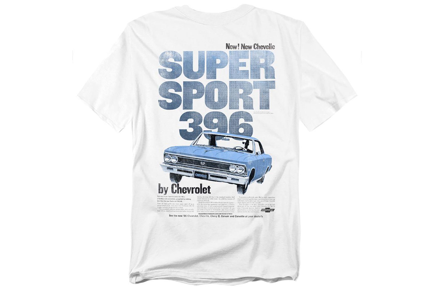 Men's Chevrolet Chevelle 396 Back T-Shirt