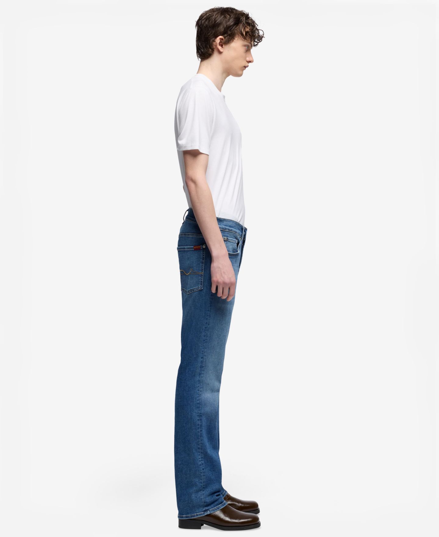 Мужские джинсы 7 For All Mankind Austyn Straight-Fit, цвет: Fishers — фото 3