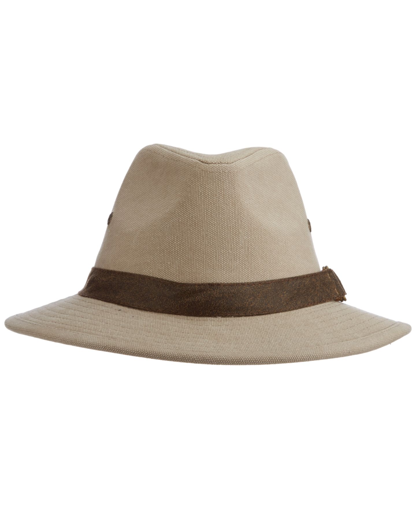 Мужской головной убор Scala Canvas Safari Hat, цвет: Хаки — фото 2