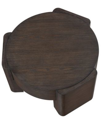 Ember 32.5" Wood Round Coffee Table