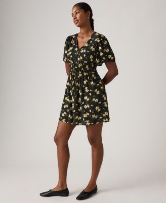 Women's Rylan V-Neck Mini Crepe Dress