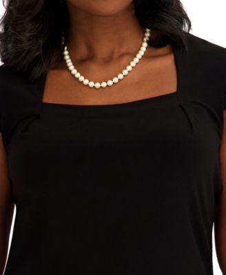 Women's Square Neck Short-Sleeve Top