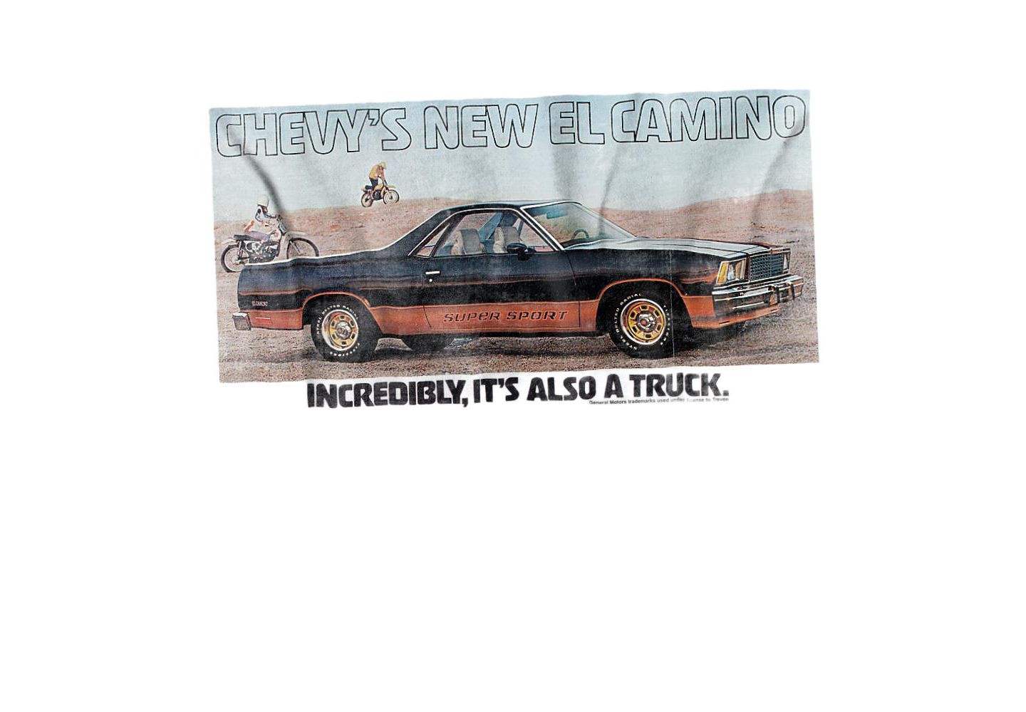 Мужская футболка Corvette Chevy El Camino, цвет: Белый — фото 2