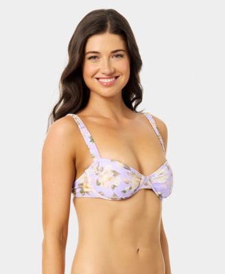 Women's Blooming Garden Bungie Balconette Underwire Bikini Top