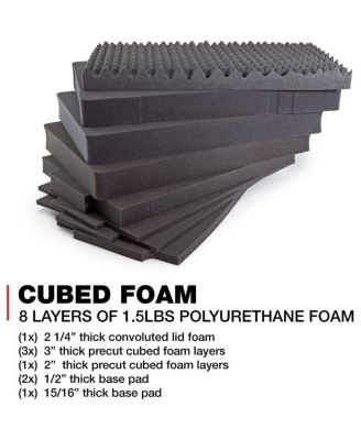 Wheeled Series 965 Lightweight NK-7 Resin Waterproof Hard Case with Foam Insert