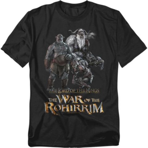 Мужская футболка Lord Of The Rings War Of The Rohirrim Evil Trolls Band, цвет: Чёрный